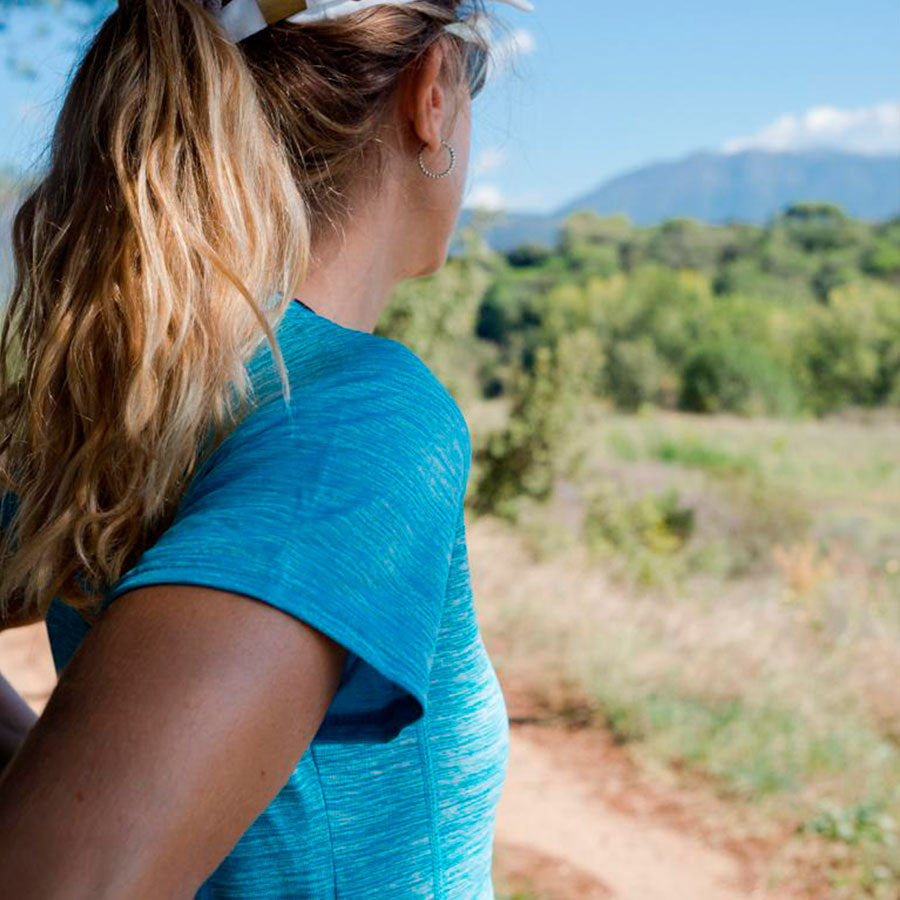 MONTSERRAT | Camiseta deporte turquesa